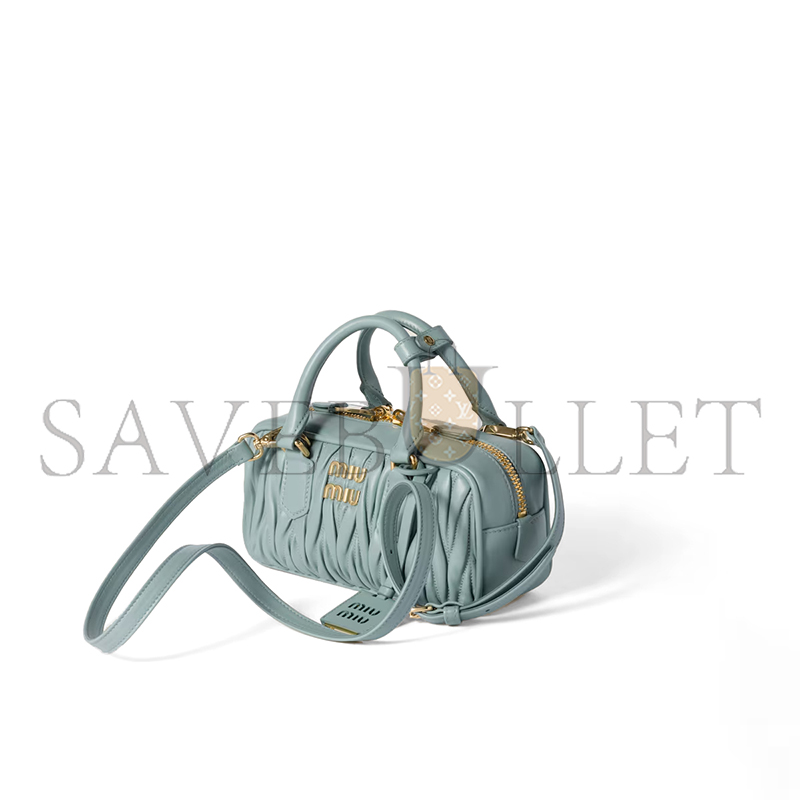 MIU MIU ARCADIE MATELASSÉ NAPPA LEATHER BAG 5BB142_AN88_F0035 (22*10.5*7.5cm) MIU MIU ARCADIE MATELASSÉ NAPPA LEATHER BAG 5BB142_AN88_F0035 (22*10.5*7.5cm)